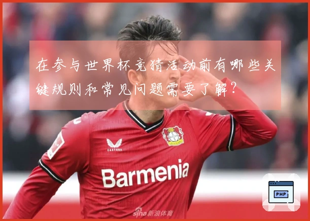 在参与世界杯竞猜活动前有哪些关键规则和常见问题需要了解？