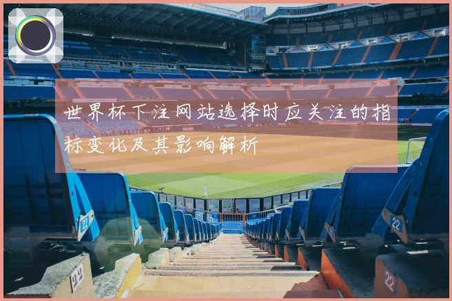 世界杯下注网站选择时应关注的指标变化及其影响解析